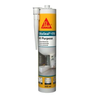 Sikaseal 170 Multipurpose Silicone Sealant 300ml - Dark Grey