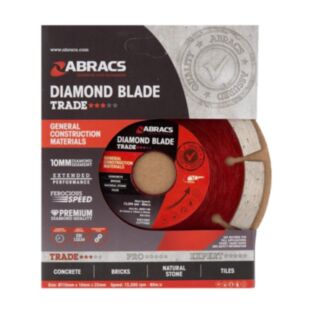 Abracs Trade Diamond Blade 115mm x 10mm x 22mm