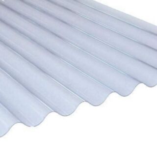 Toughlite 8/3 PVC Corrugated Roof Sheet 610mm x 2743mm (2 x 9)