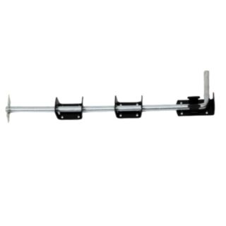 Corrys Electro Galvanised Garage Drop Bolt Black 18