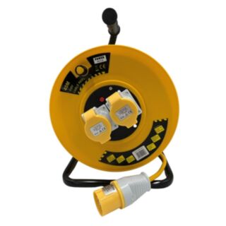 Power 110V 16A Cable Reel With 3 x 2.5 Sq - 40m