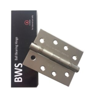 Ball Bearing Hinge Grade 11 Steel 1 Hour Fire Rated 4 Satin Nickle - 3 Pack