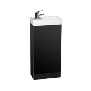 Basle 400mm Vanity Unit Gloss Black