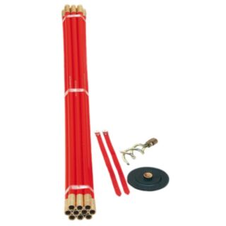 Rothenberger Drain Rods With 2 Tools & Straps 10 Pack