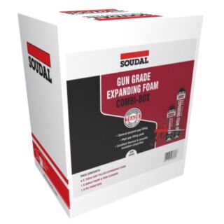 Soudal Gun Grade Expanding Foam Combi Box