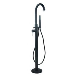 Harrow Floor Standing Bath Shower Mixer Black