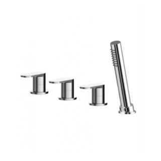Norfolk 4 Hole Bath Shower Mixer Chrome