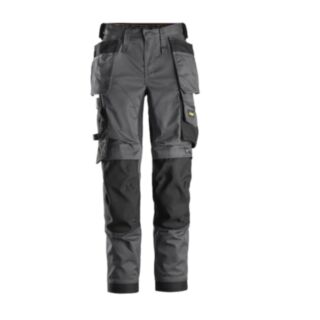 Snickers 6241 Stretch Trousers Steel Grey\Black Size 152