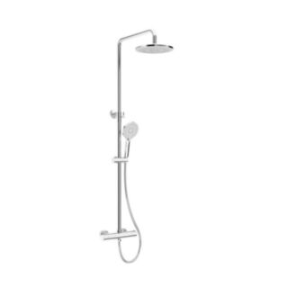 Alita Rain Thermostatic Shower Kit Chrome