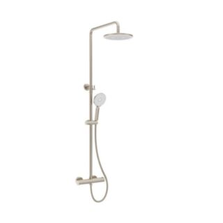Alita Rain Thermostatic Shower Kit Brushed Nickel