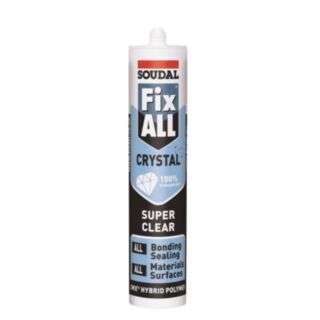 Soudal Fix-All High Tack Sealant Crystal Clear 290ml